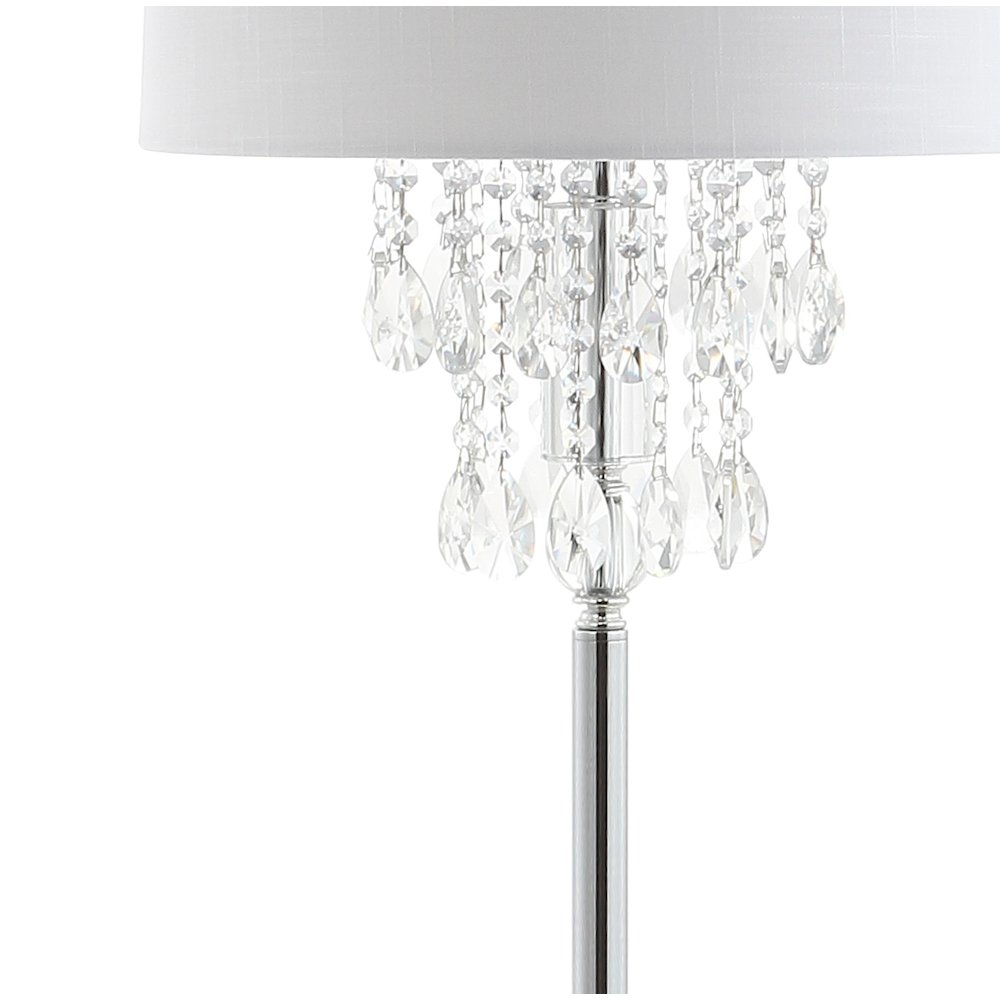 Abigail Crystal Metal Led Floor Lamp. Picture 5