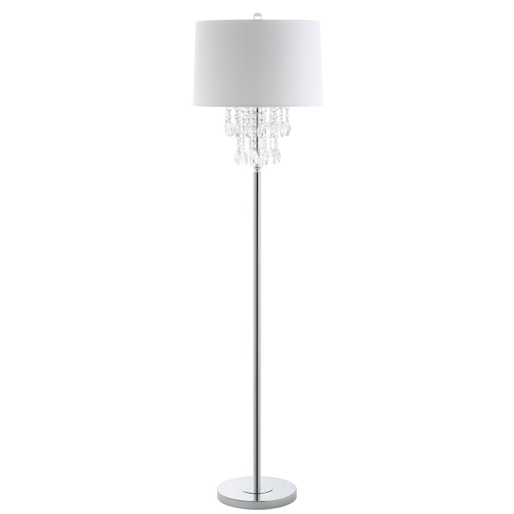 Abigail Crystal Metal Led Floor Lamp. Picture 2