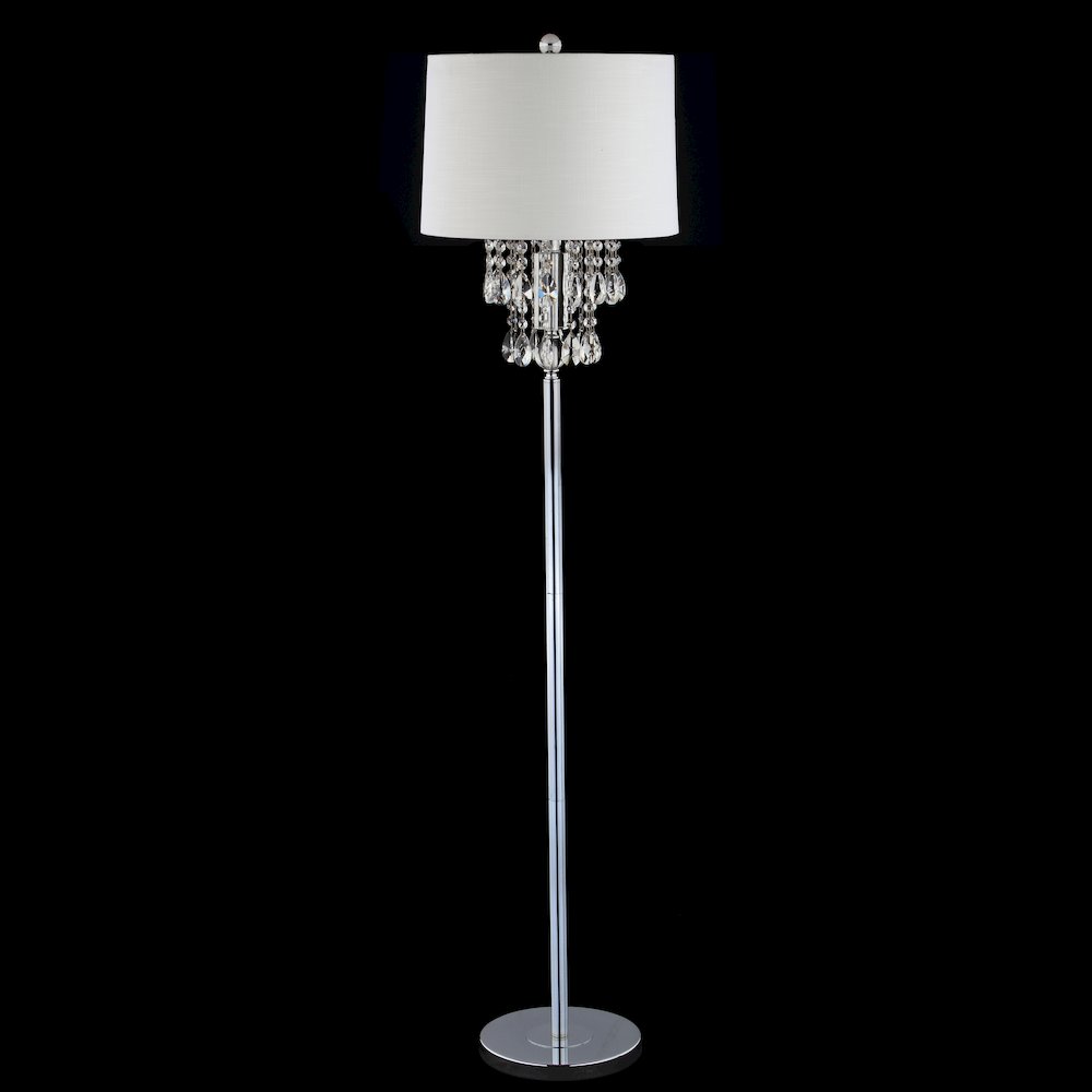 Abigail Crystal Metal Led Floor Lamp. Picture 4