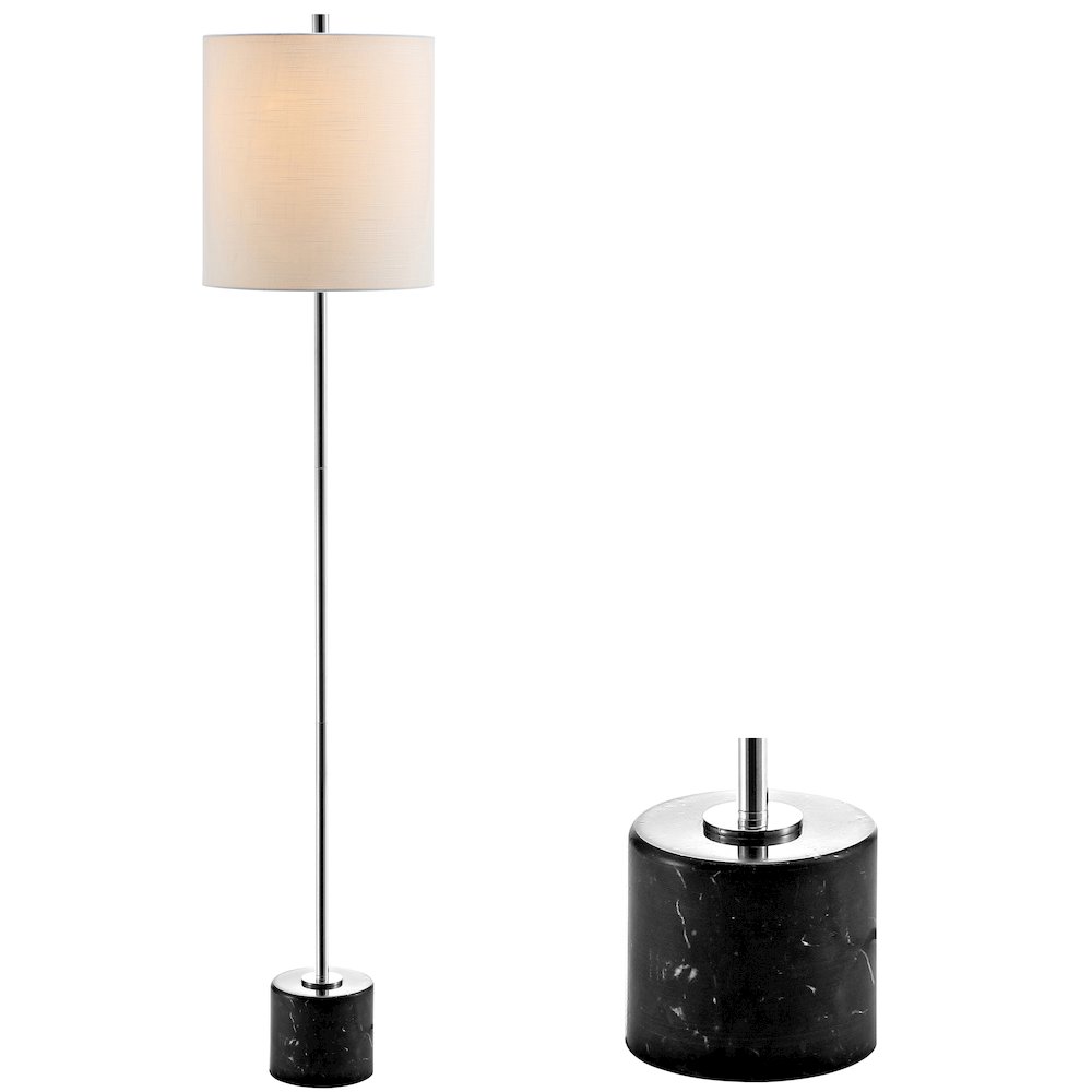 Levitt Marble/Metal Led Floor Lamp. Picture 7