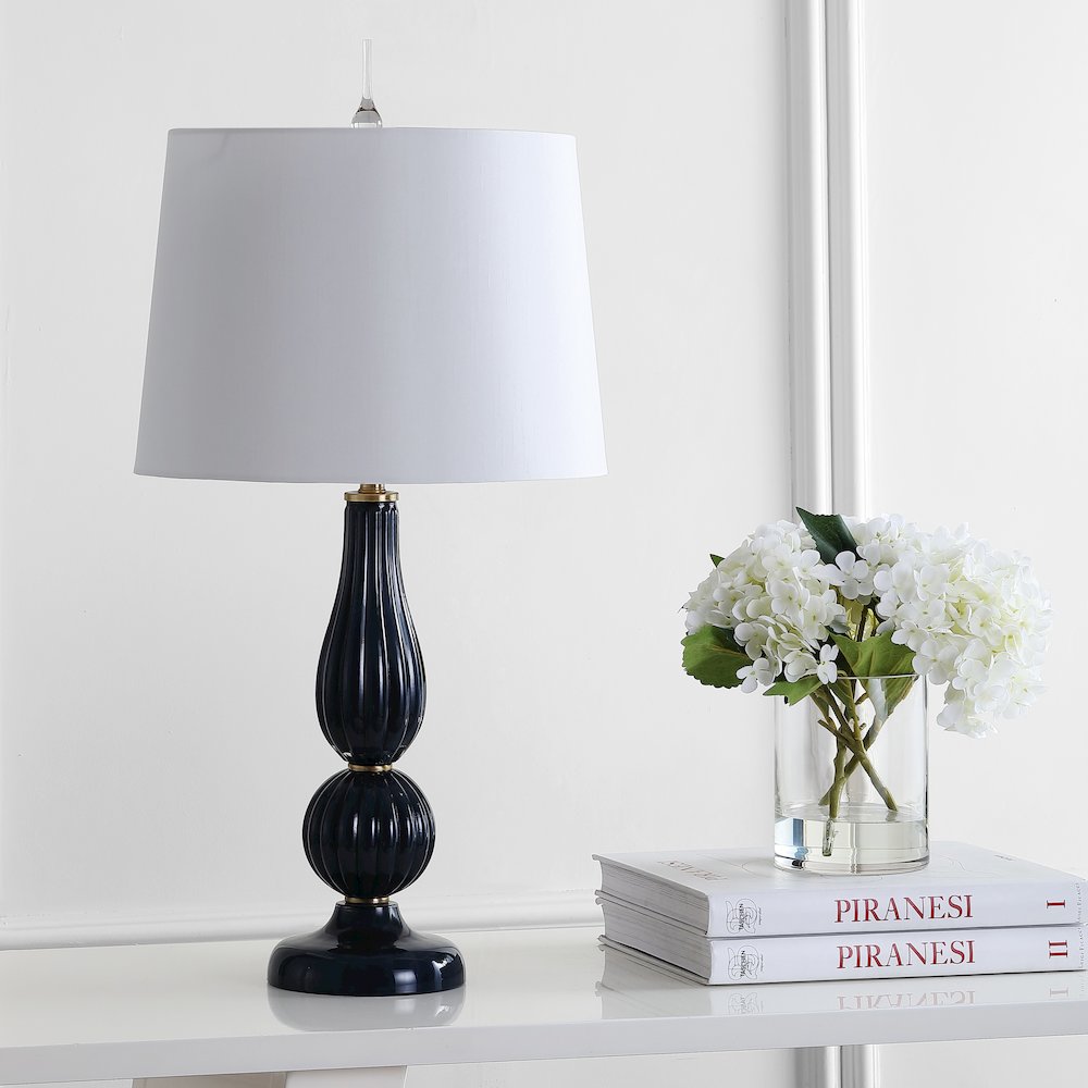 Maddie Glassmetal Led Table Lamp. Picture 6