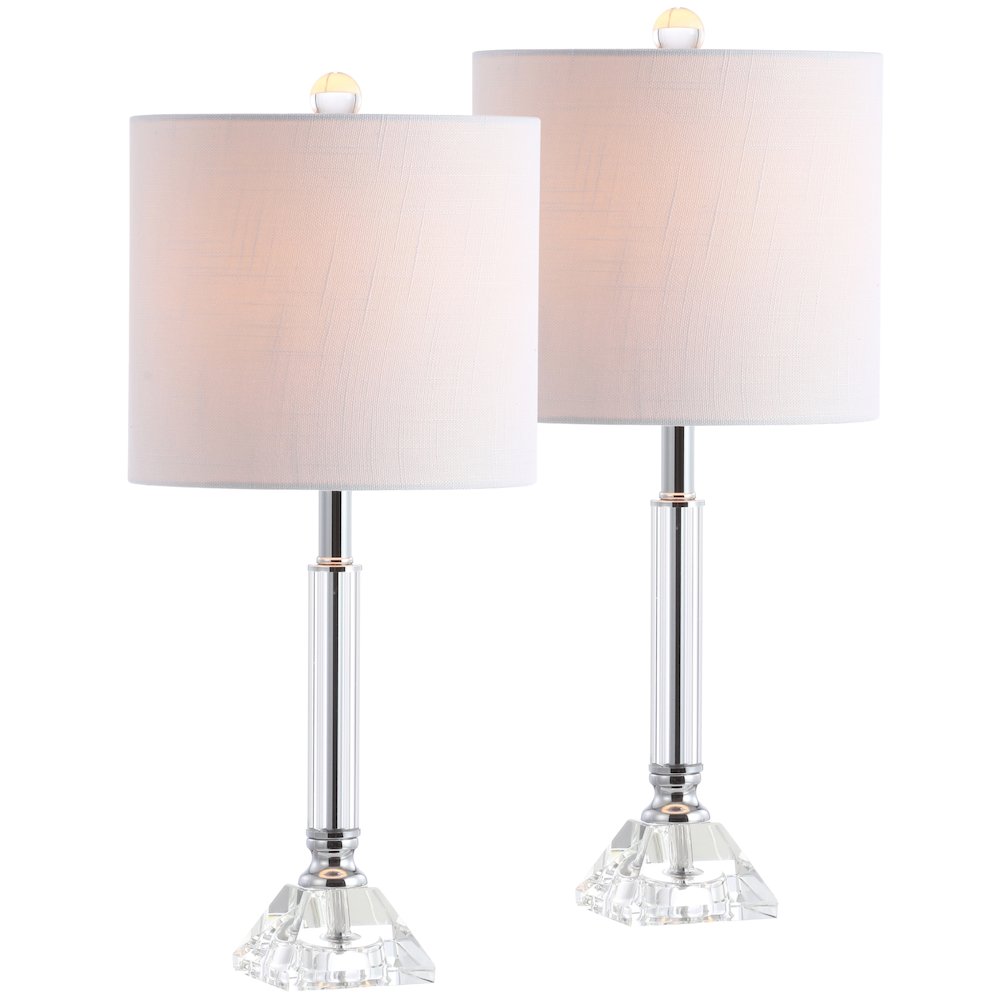 Dana Crystal Columnmetal Led Table Lamp (Set Of 2). Picture 1