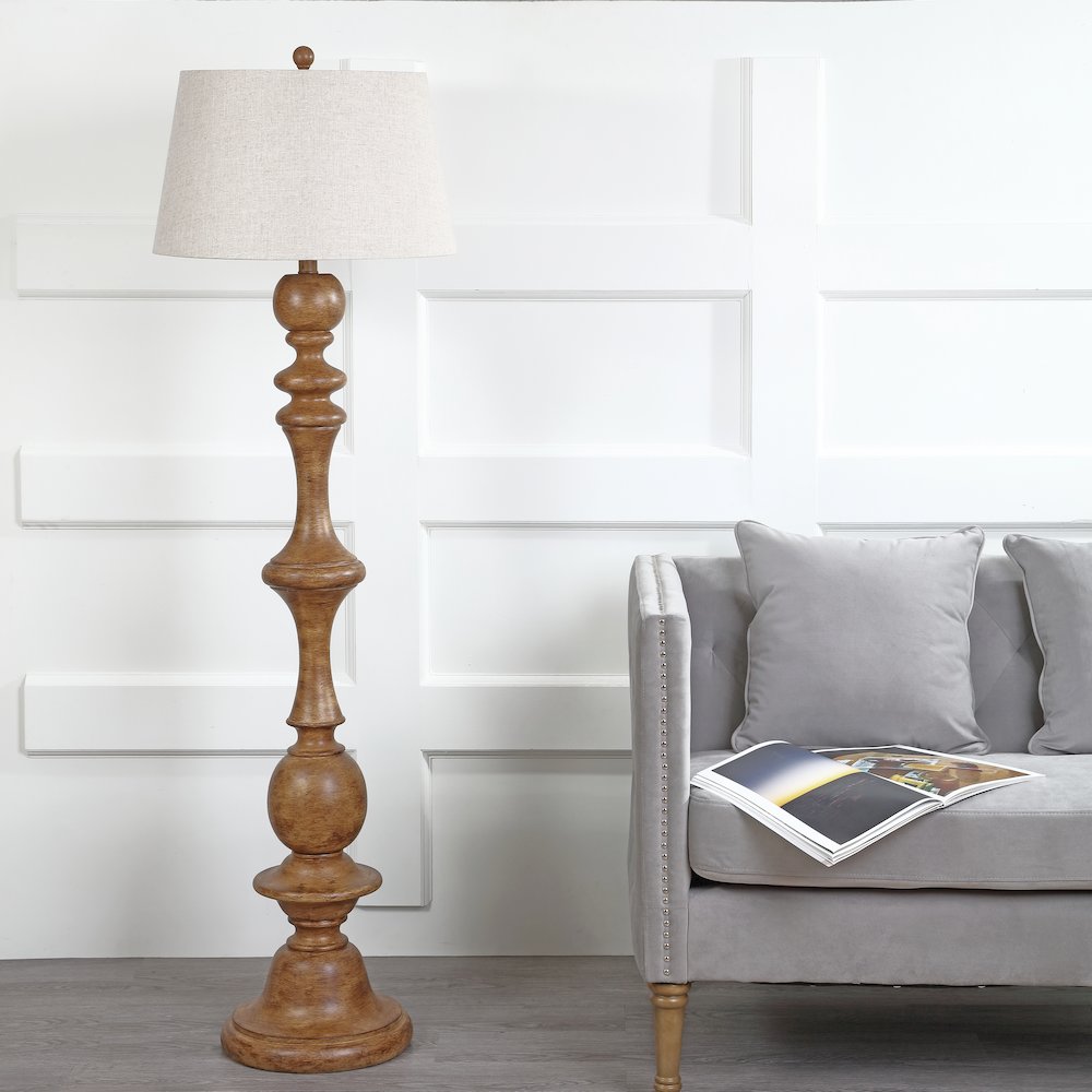 Taylor Resin Led Floor Lamp. Picture 6
