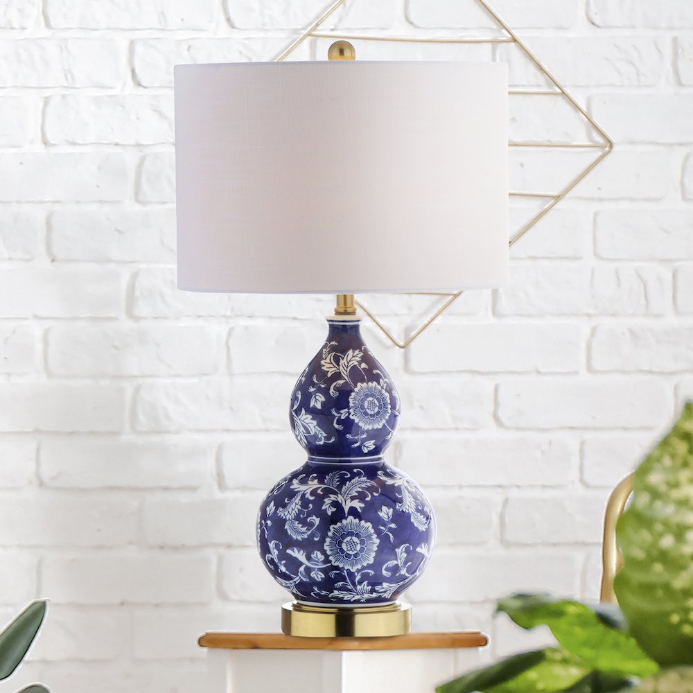 Lee Ceramic Chinoiserie Led Table Lamp. Picture 7