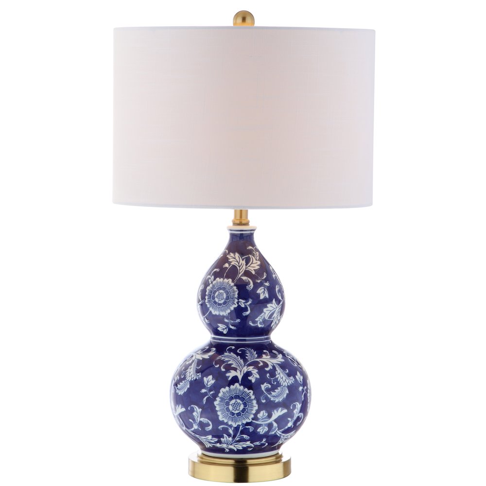 Lee Ceramic Chinoiserie Led Table Lamp. Picture 1