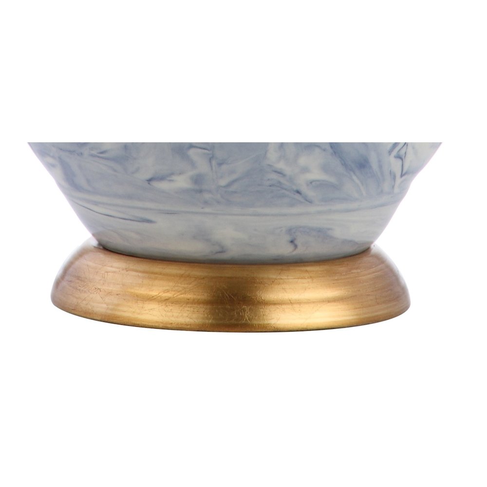 Holly Marbleized Ceramic Led Table Lamp. Picture 4