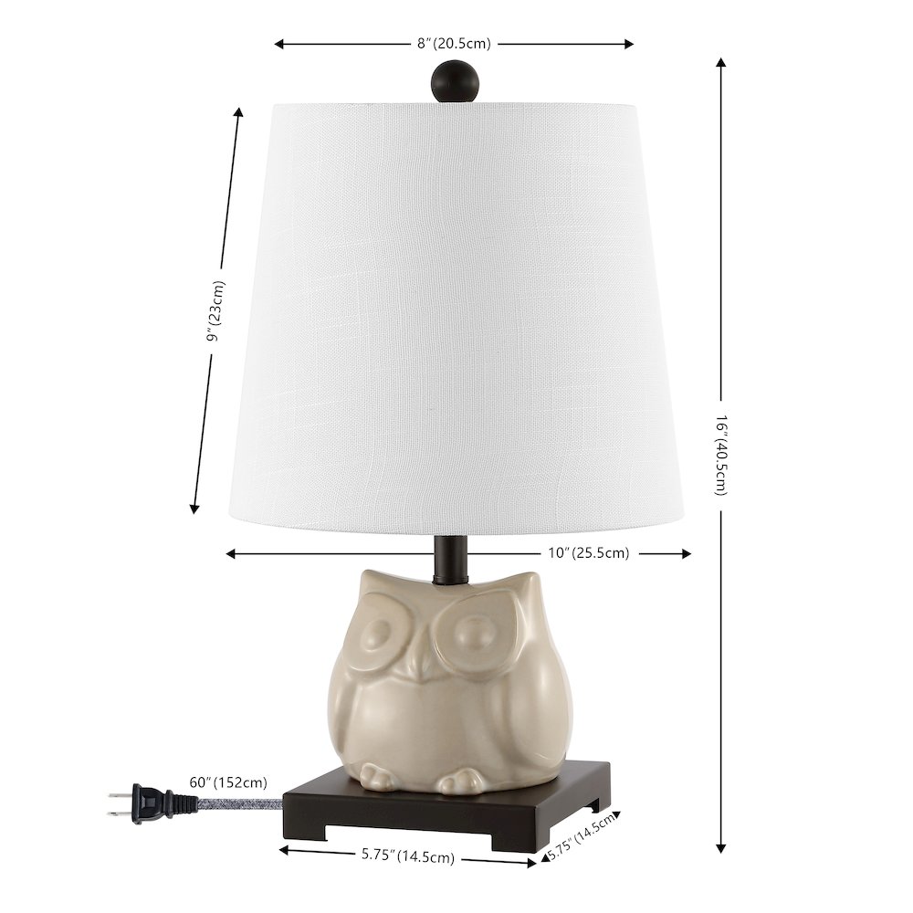 Justina Ceramic Mini Led Table Lamp. Picture 7