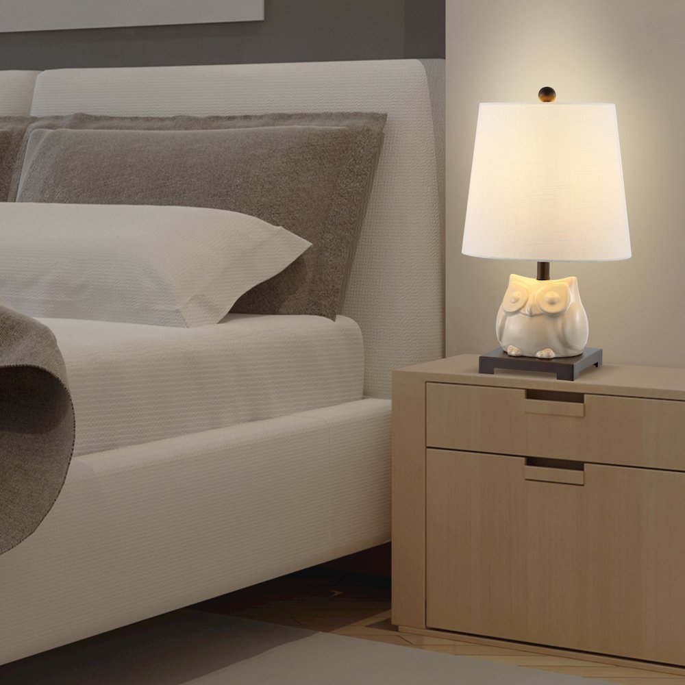 Justina Ceramic Mini Led Table Lamp. Picture 1
