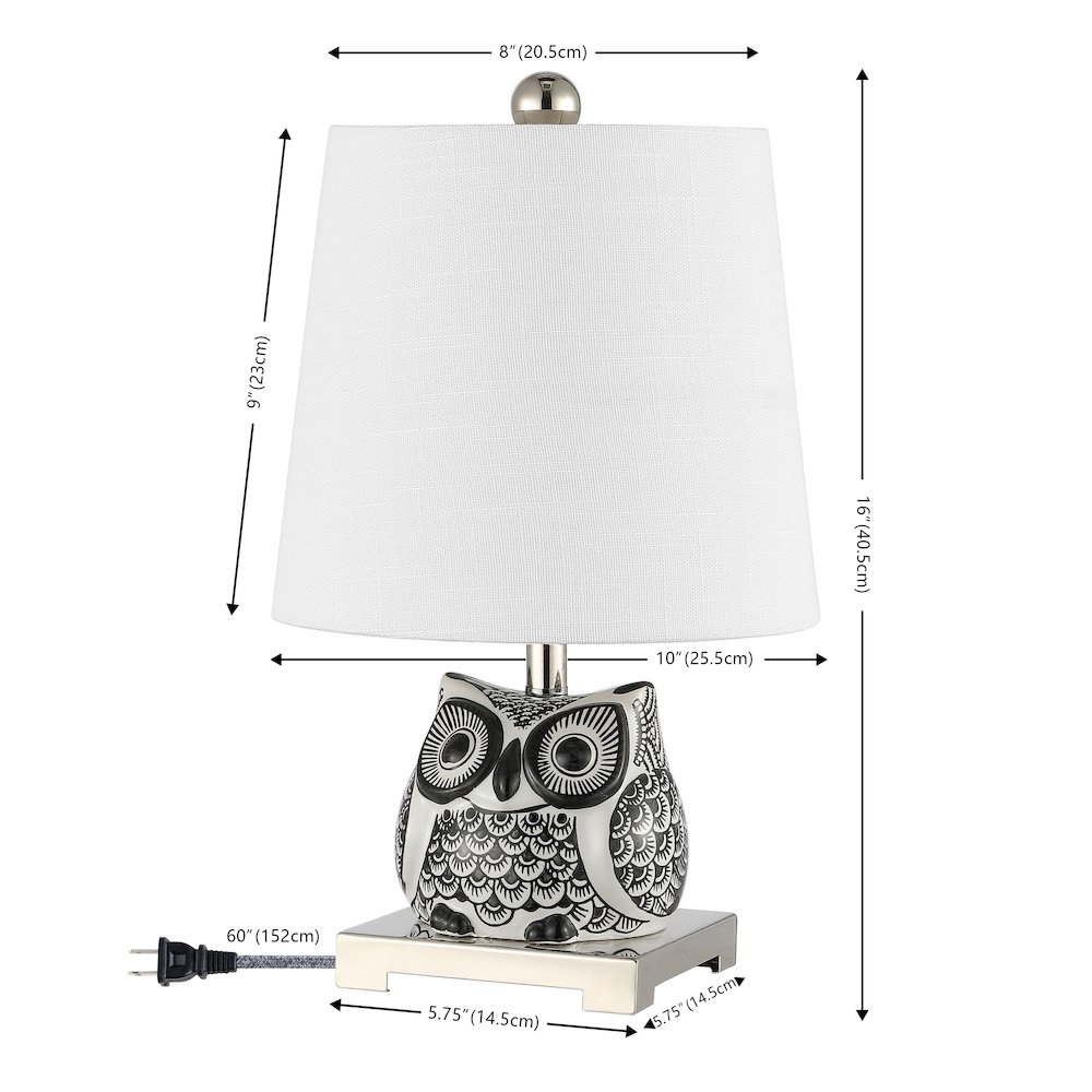 Justina Ceramic Mini Led Table Lamp. Picture 7