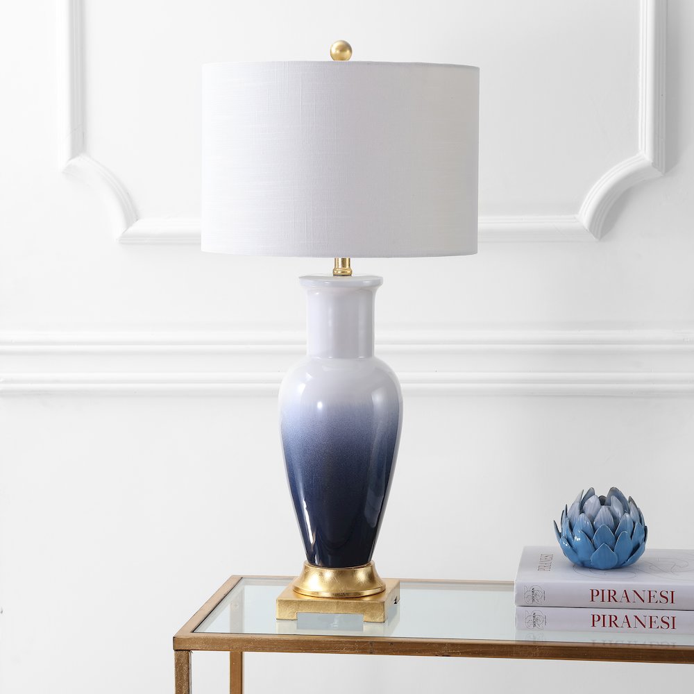 Dip Dye Ceramic Led Table Lamp. Picture 6