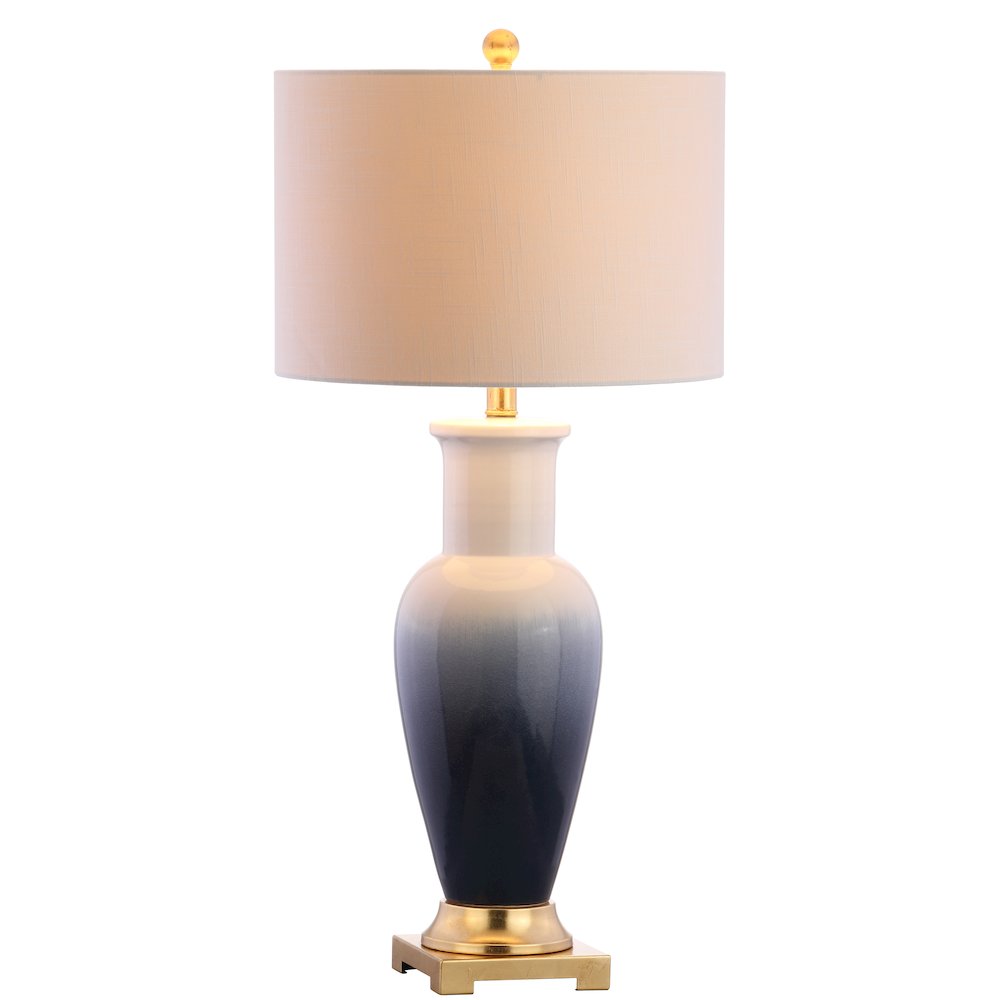 Dip Dye Ceramic Led Table Lamp. Picture 1