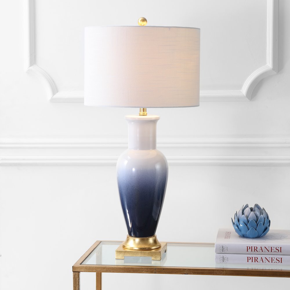 Dip Dye Ceramic Led Table Lamp. Picture 5