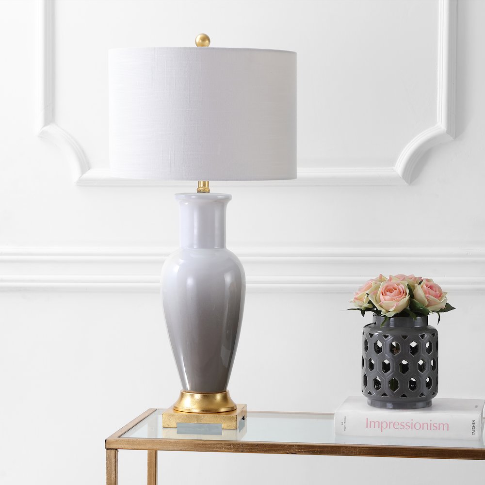 Dip Dye Ceramic Led Table Lamp. Picture 6