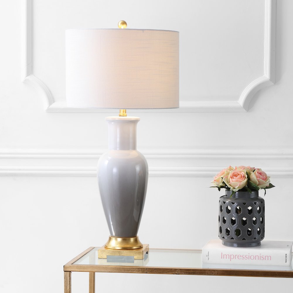 Dip Dye Ceramic Led Table Lamp. Picture 5