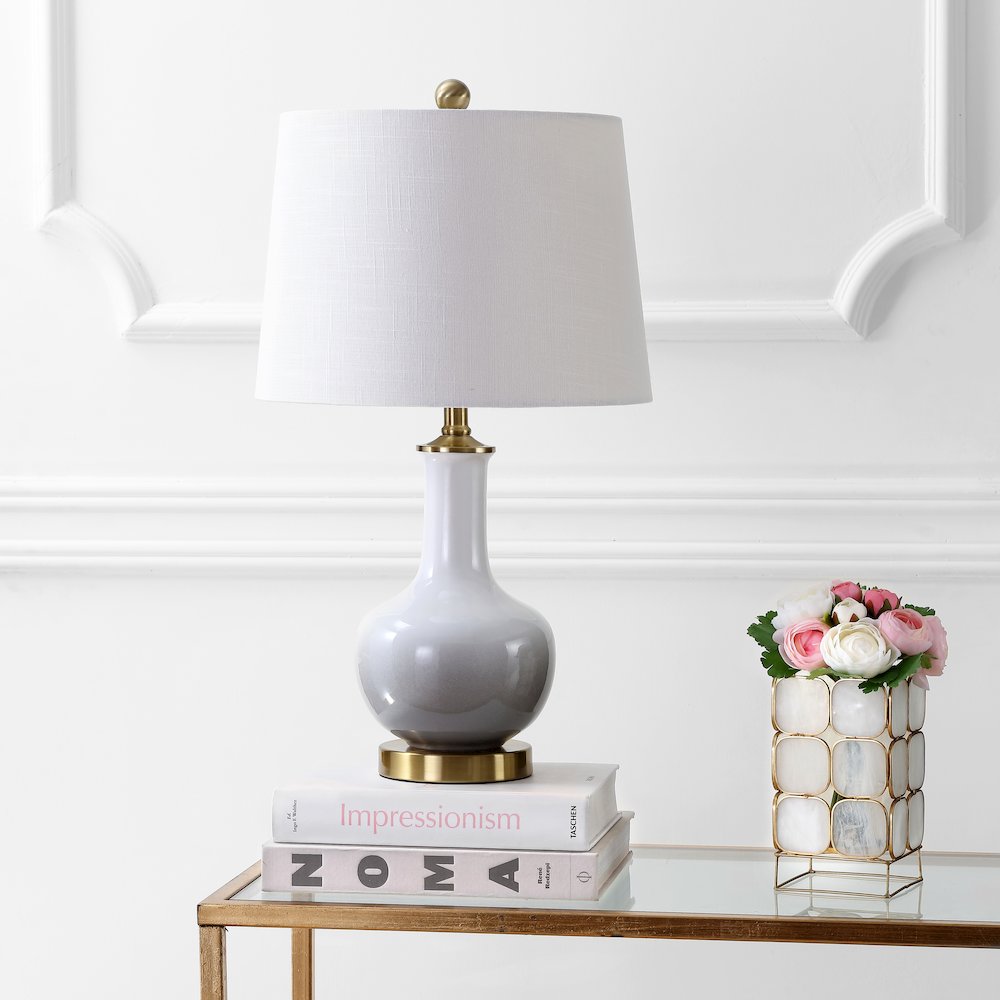 Gradient Ceramicbrass Led Table Lamp. Picture 6