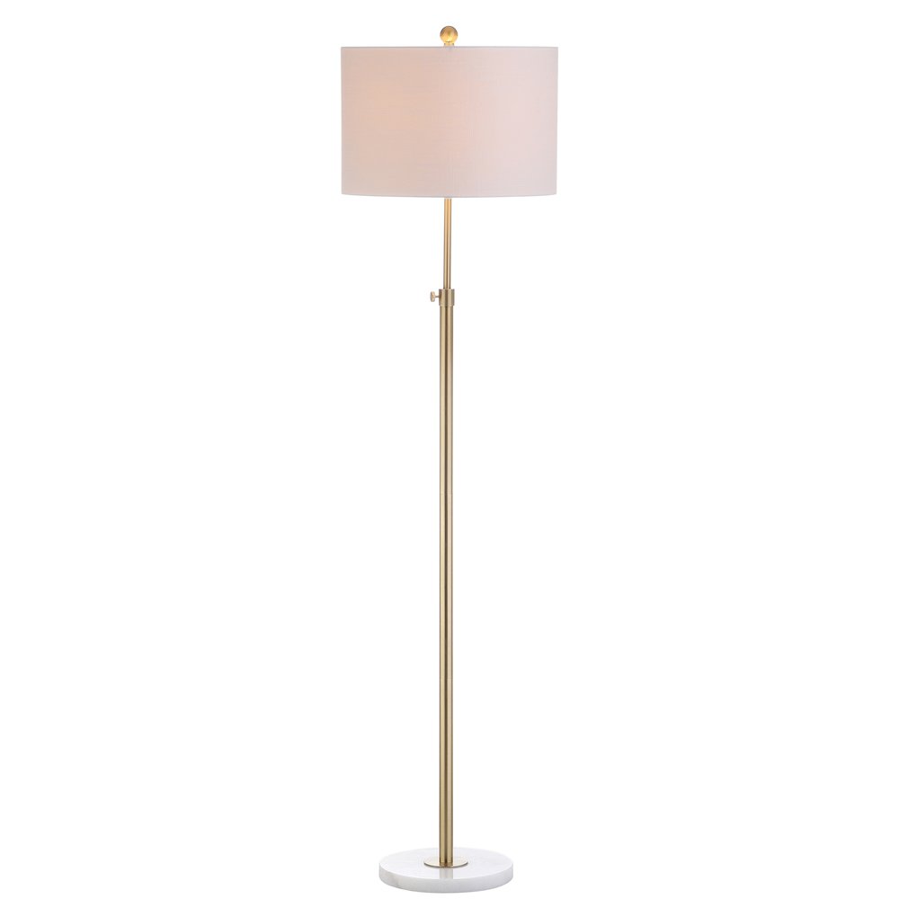 June Adjustable Metal/Marble Led Floor Lamp. Picture 1