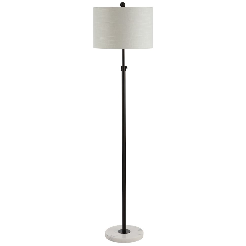 June Adjustable Metal/Marble Led Floor Lamp. Picture 2