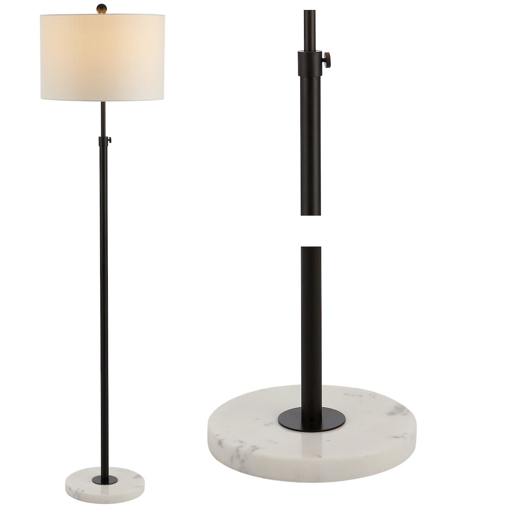 June Adjustable Metal/Marble Led Floor Lamp. Picture 7