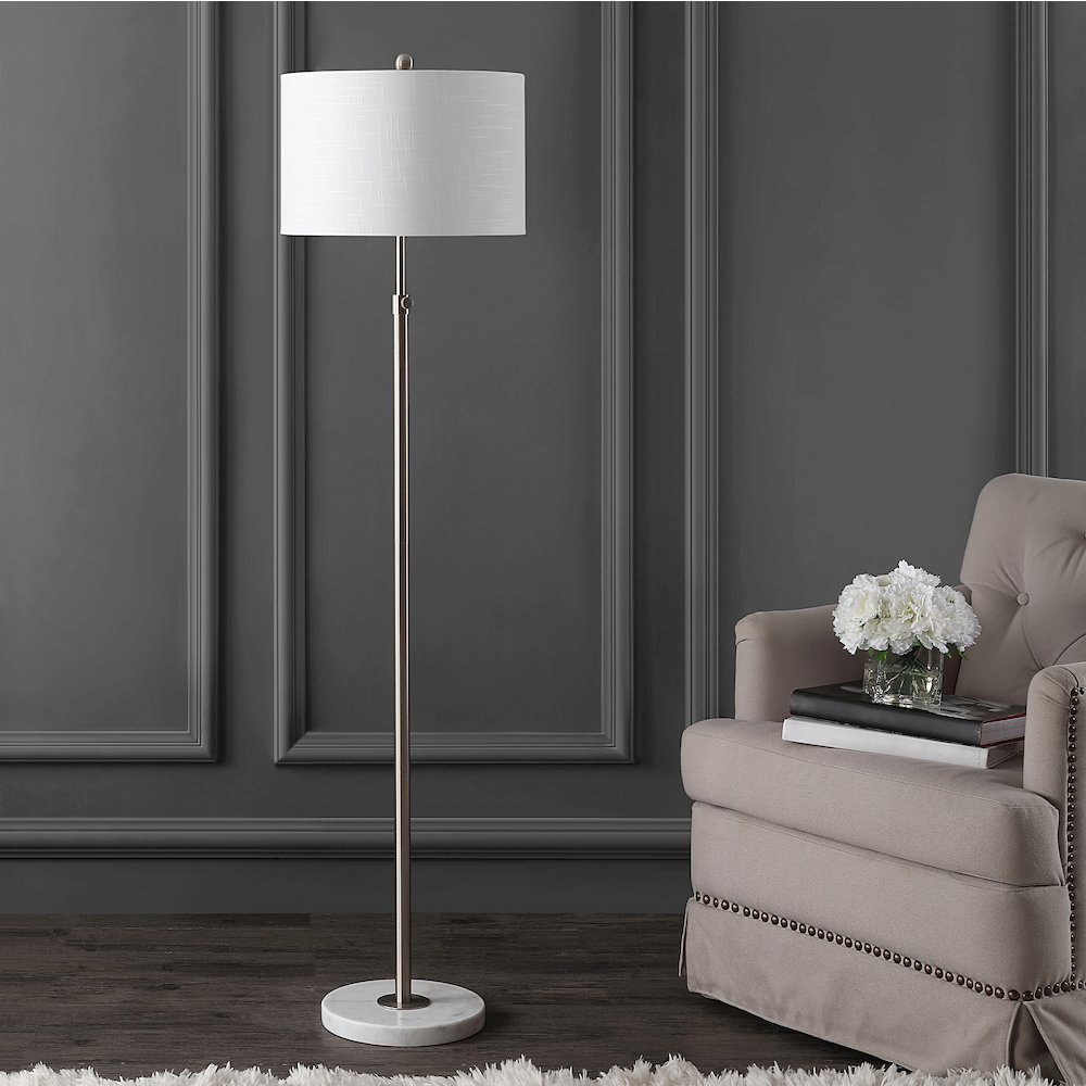 June Adjustable Metal/Marble Led Floor Lamp. Picture 6