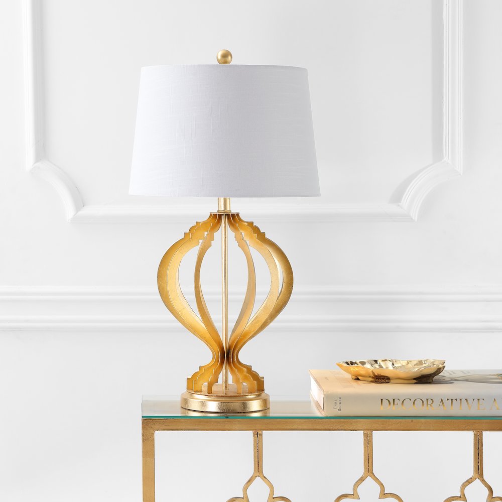 Sebastian Metal Trellis Led Table Lamp. Picture 6
