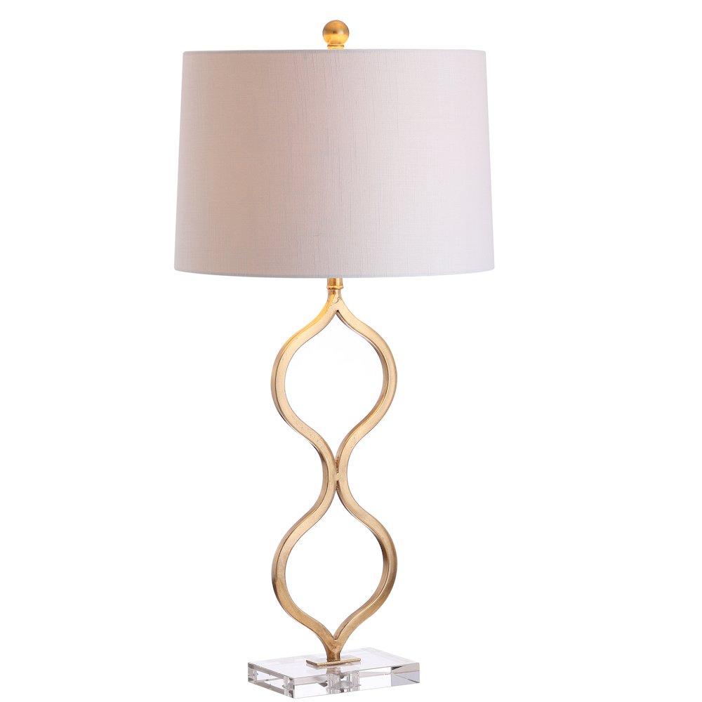 Levi Metal/Crystal Led Table Lamp. Picture 1