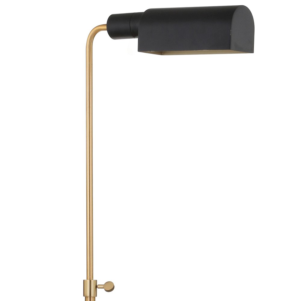 Iva Adjustable Brass Library Led Floor Lamp. Picture 3