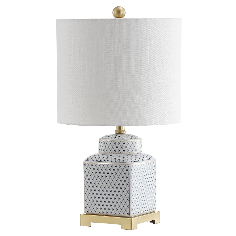 Cleo Ceramicmetal Ginger Jar Led Table Lamp. Picture 2