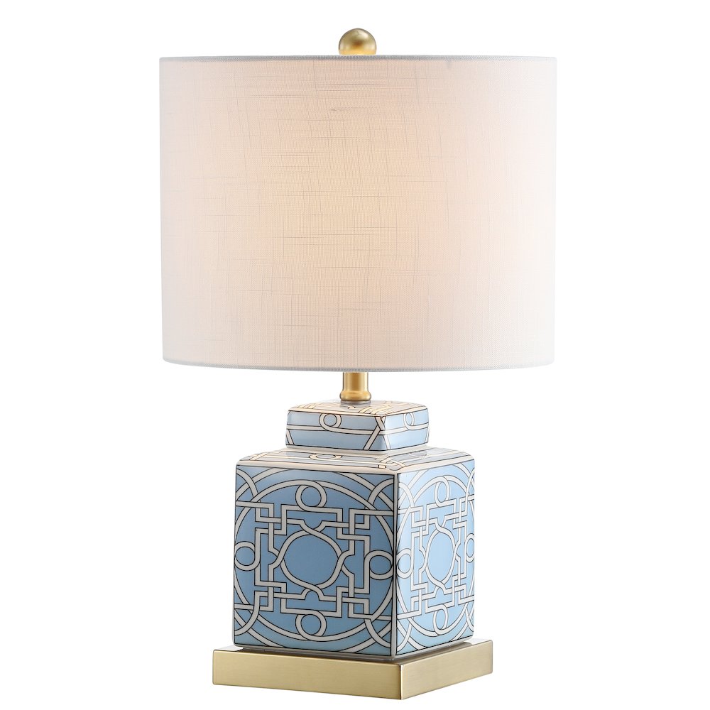 Catherine Ceramicmetal Ginger Jar Led Table Lamp. Picture 1