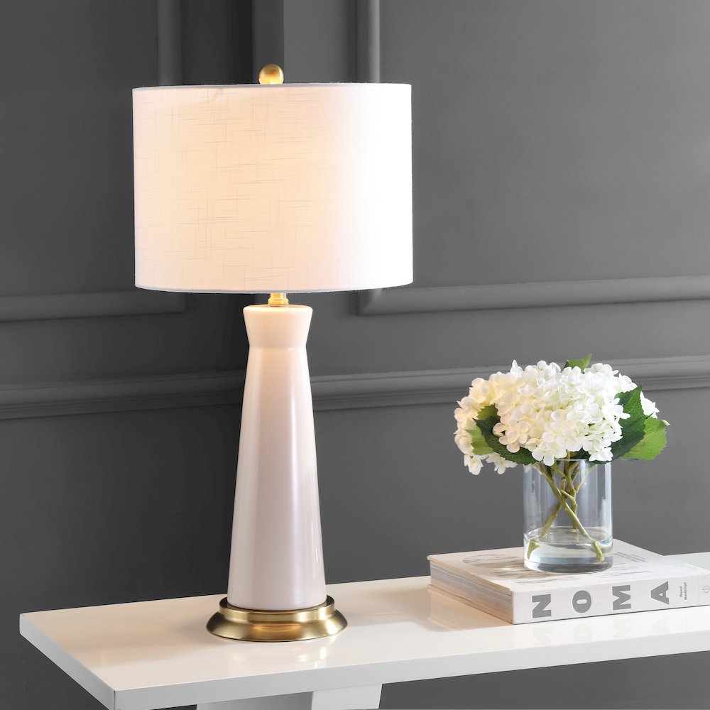 Hartley Ceramic Column Led Table Lamp. Picture 5