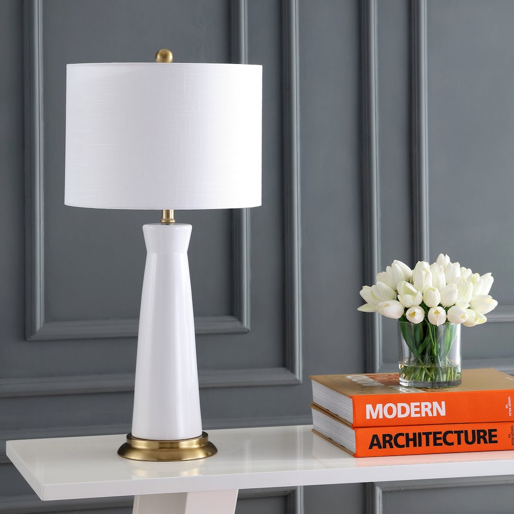Hartley Ceramic Column Led Table Lamp. Picture 6
