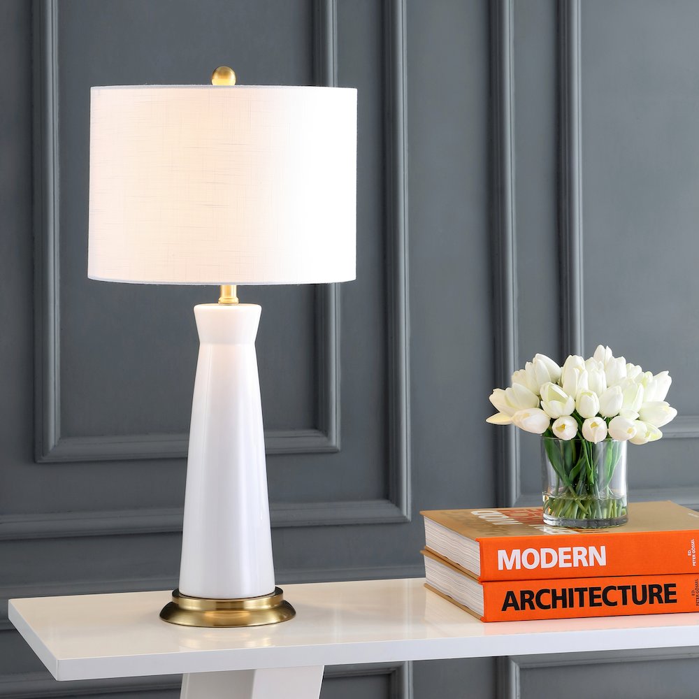 Hartley Ceramic Column Led Table Lamp. Picture 5