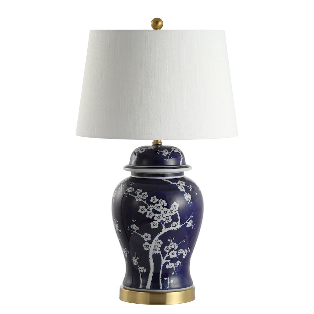 Gracie Ginger Jar Ceramicmetal Led Table Lamp. Picture 2
