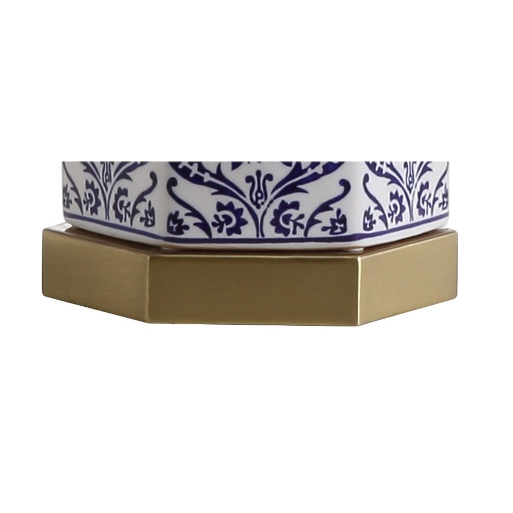 Diana Ginger Jar Ceramicmetal Led Table Lamp. Picture 4