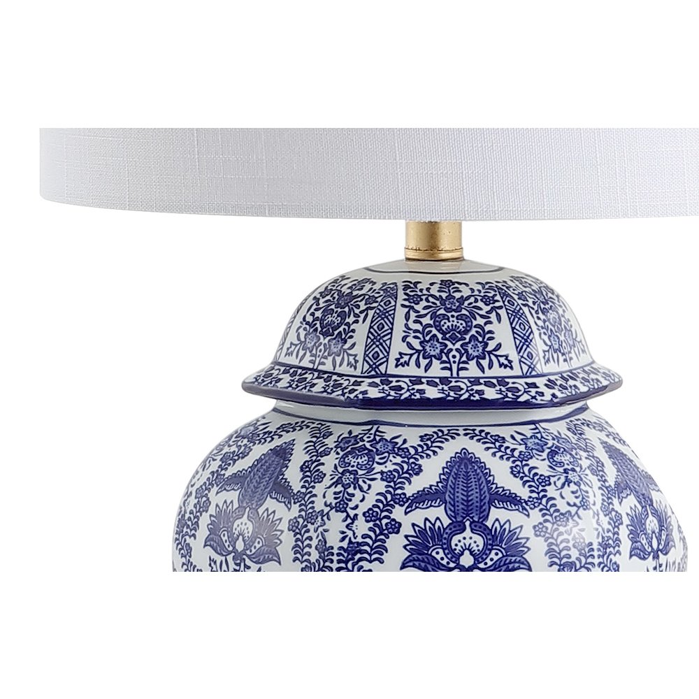 Gretchen Ginger Jar Ceramicmetal Led Table Lamp. Picture 3