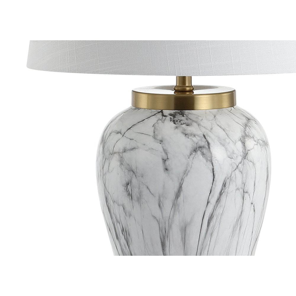 Prague Ceramic Marble Led Table Lamp. Picture 3