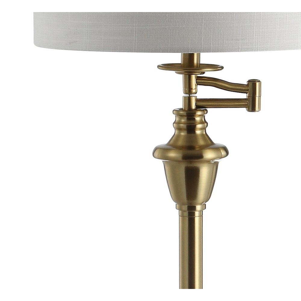 Cora Metal/Glass Led Side Table And Floor Lamp. Picture 3