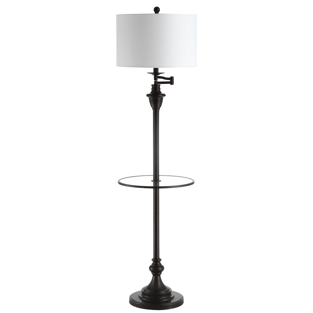 Cora Metal/Glass Led Side Table And Floor Lamp. Picture 2