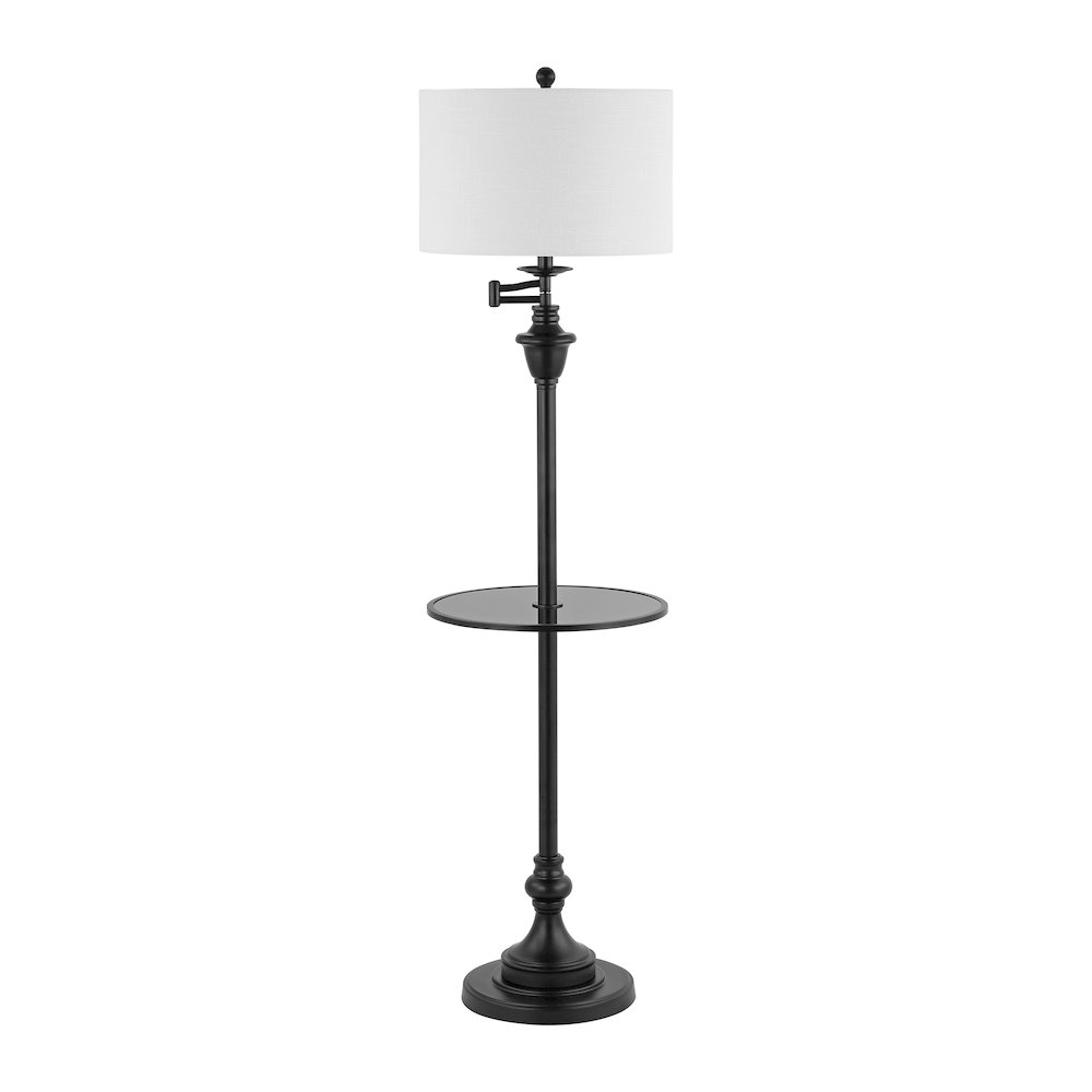 Cora Metal/Glass Led Side Table And Floor Lamp. Picture 3