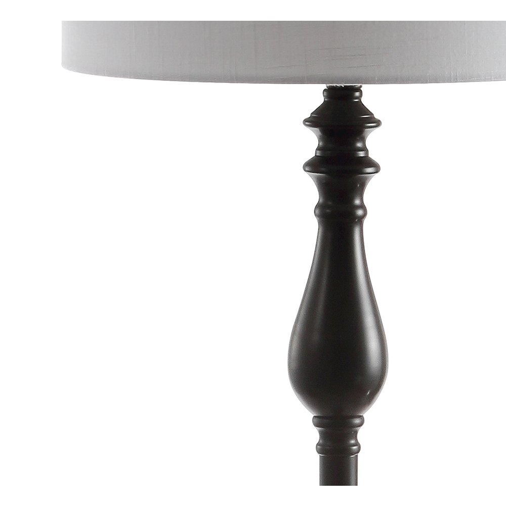 Laine Metal/Glass Led Side Table And Floor Lamp. Picture 3