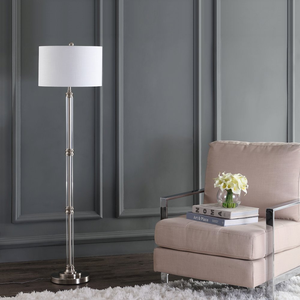 Ralph Metal/Glass Floor Lamp. Picture 8