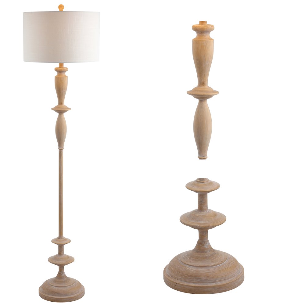 Aldrin Resin Led Floor Lamp. Picture 1