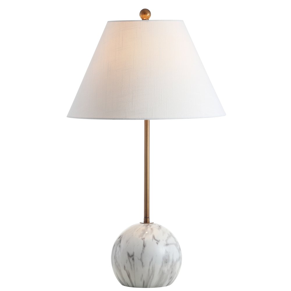 Miami Minimalist Resin/Metal Led Table Lamp. Picture 1