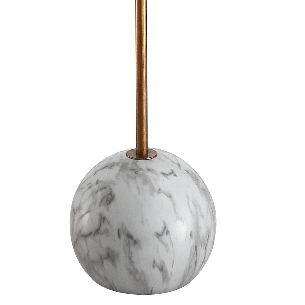 Miami Minimalist Resin/Metal Led Floor Lampite. Picture 4