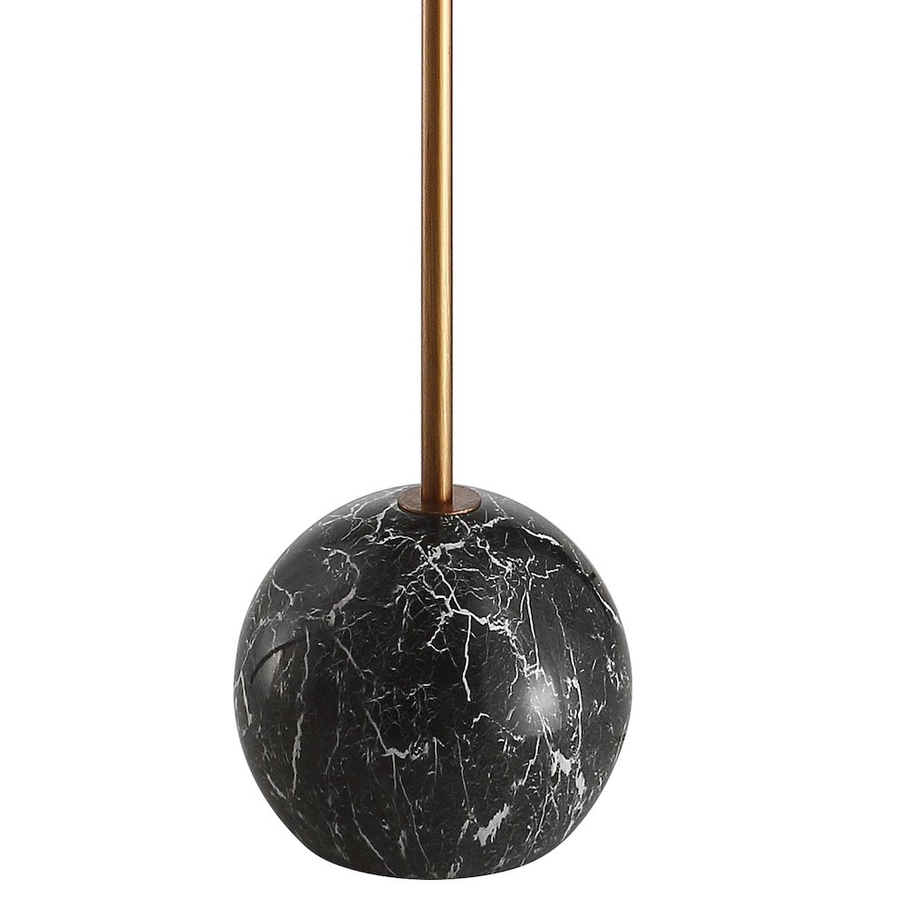 Miami Minimalist Resin/Metal Led Floor Lampite. Picture 4