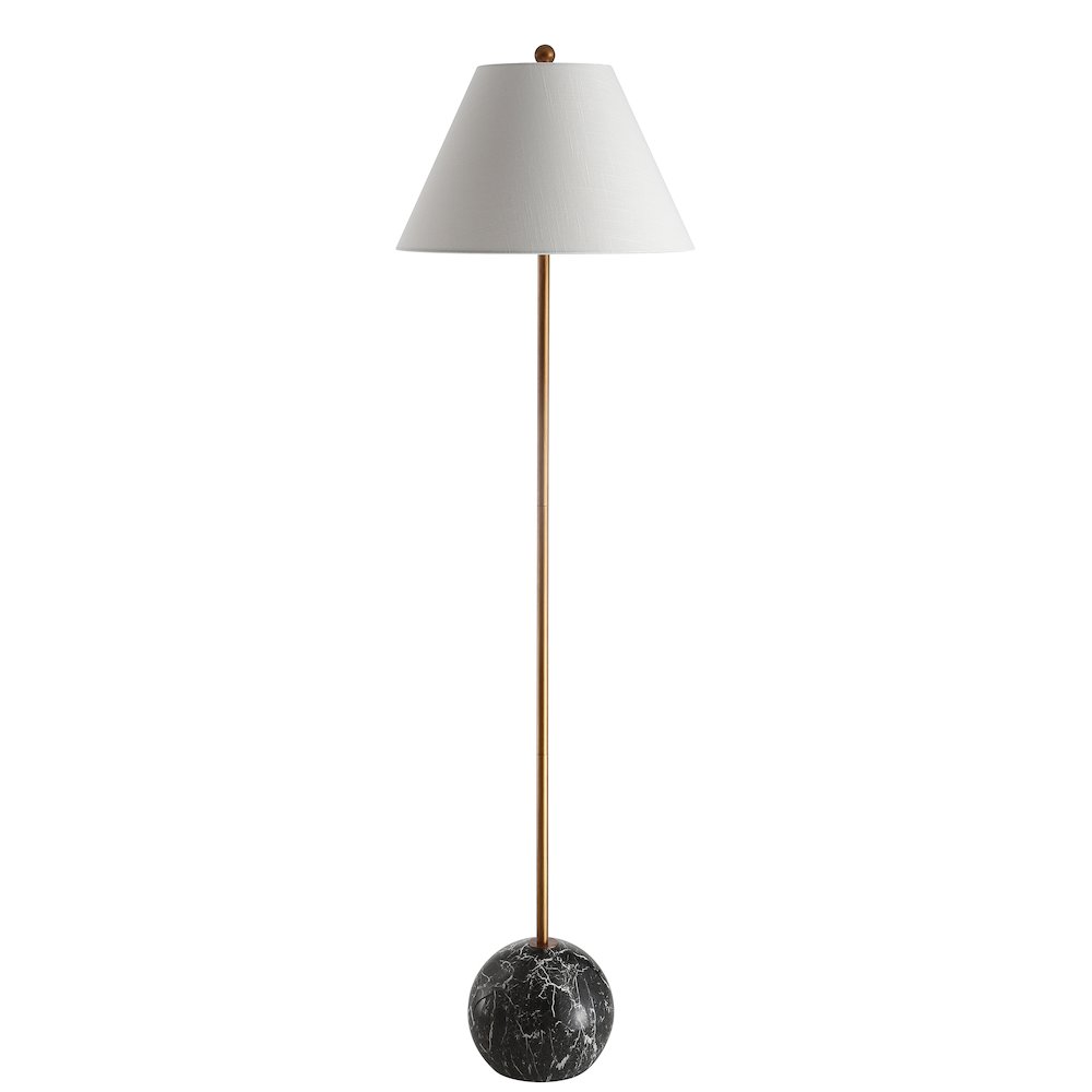 Miami Minimalist Resin/Metal Led Floor Lampite. Picture 2