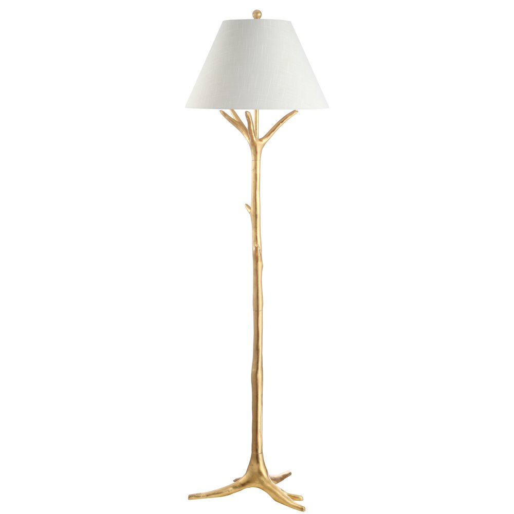 Arbor Faux Bois Resin Led Floor Lamp. Picture 2