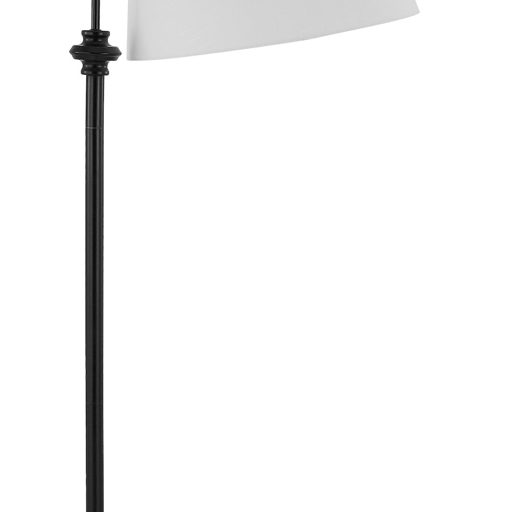 Jason Metal Traditional Swing Arm Led Floor Lamp. Picture 3