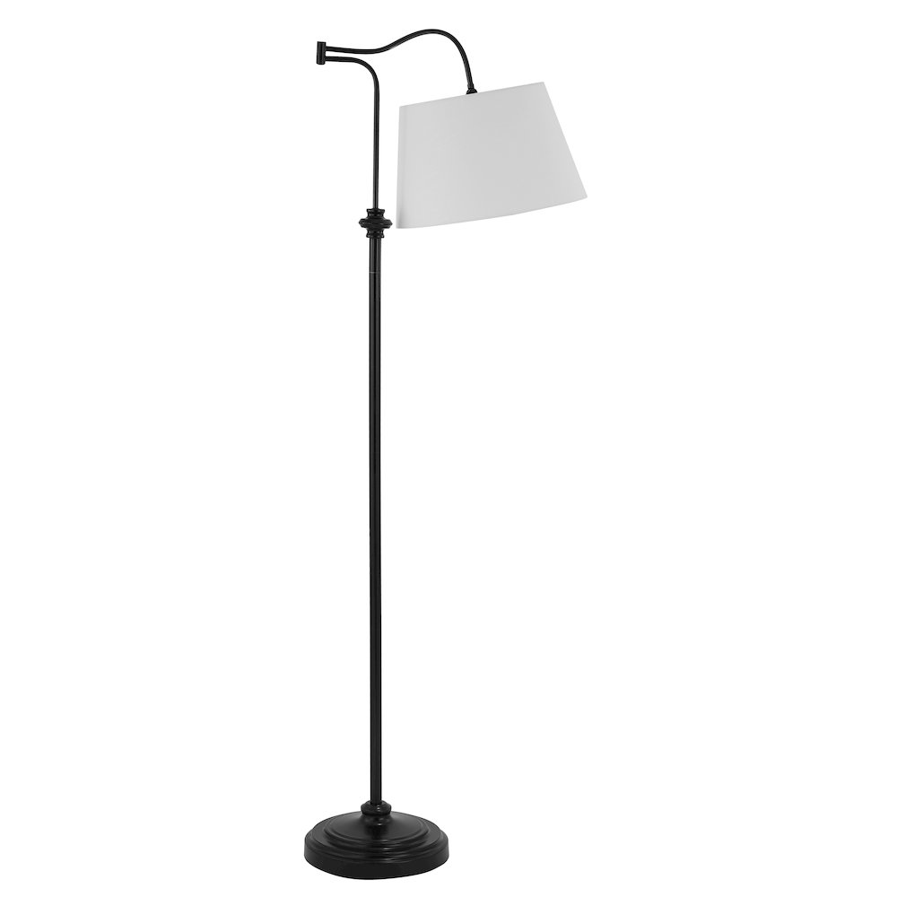 Jason Metal Traditional Swing Arm Led Floor Lamp. Picture 2