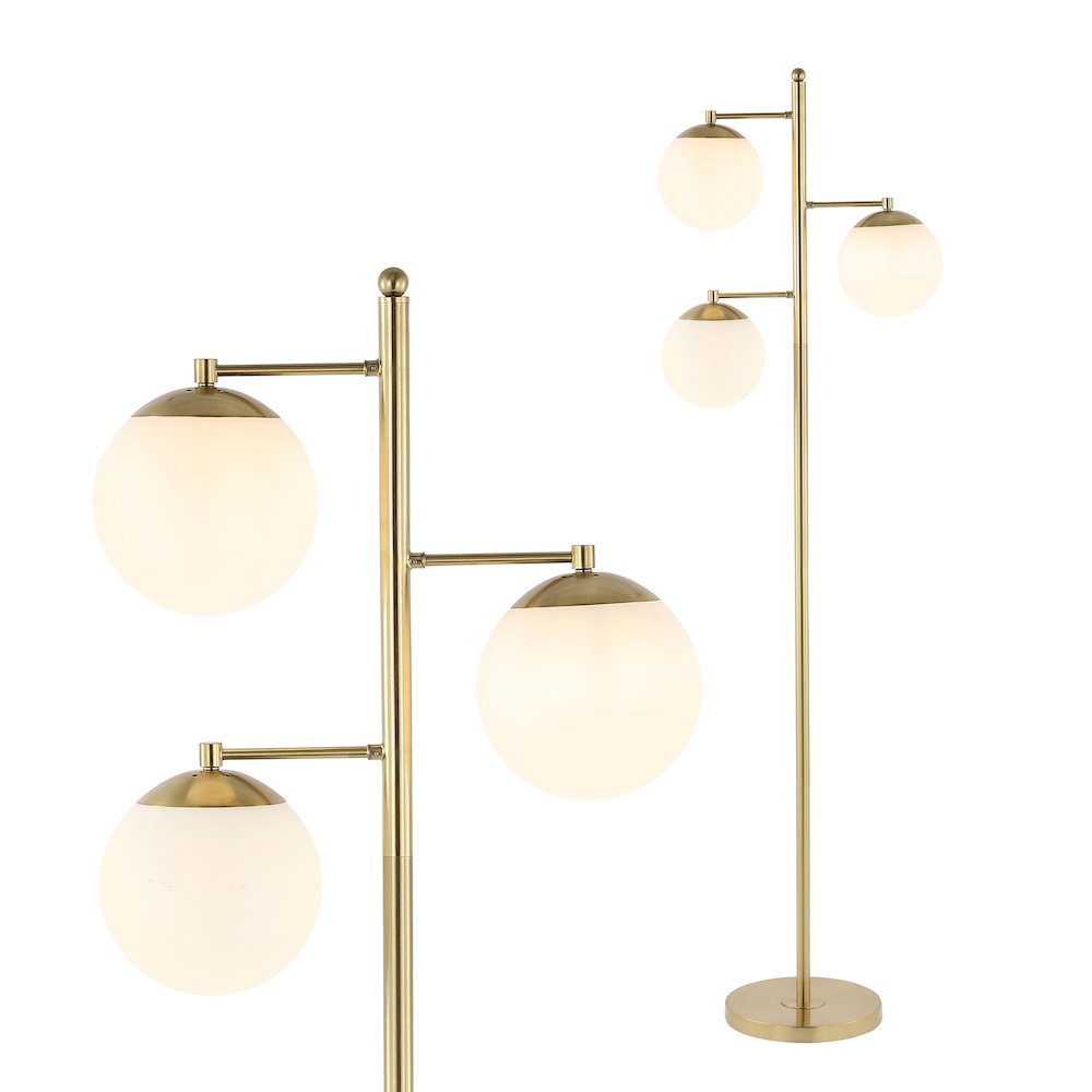 Ellie Modern Vintage Iron Led Floor Lamp. Picture 6