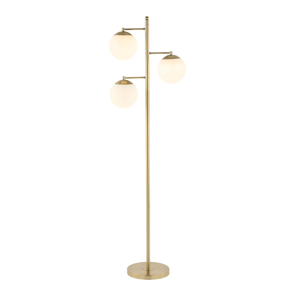 Ellie Modern Vintage Iron Led Floor Lamp. Picture 1